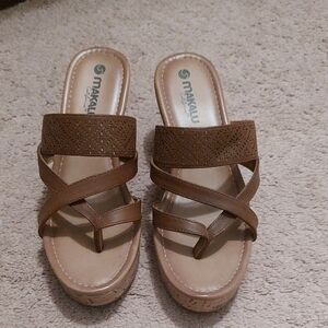 Maxu Brown Women's Sandals